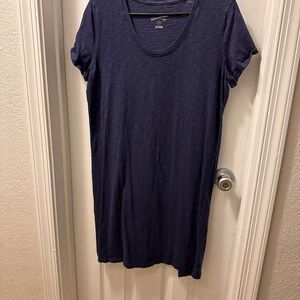 Navy Blue Women's T-shirt dress